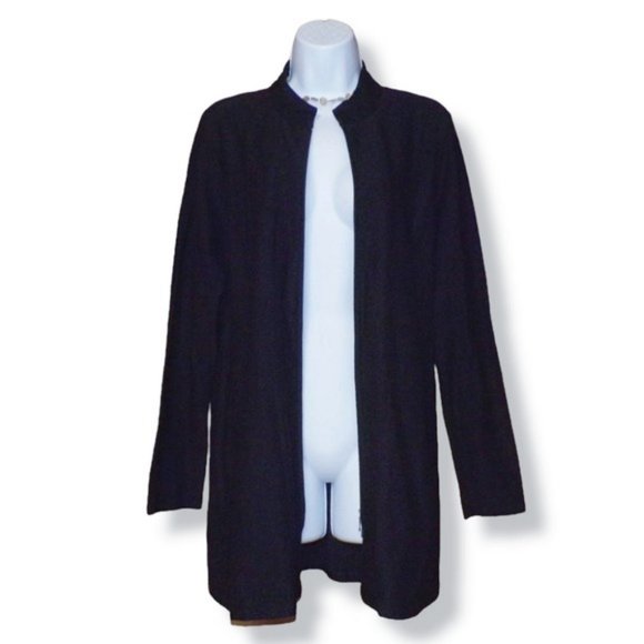 Eileen Fisher Jackets & Blazers - Eileen Fisher Front Zip Longline Knit Jacket/Tunic